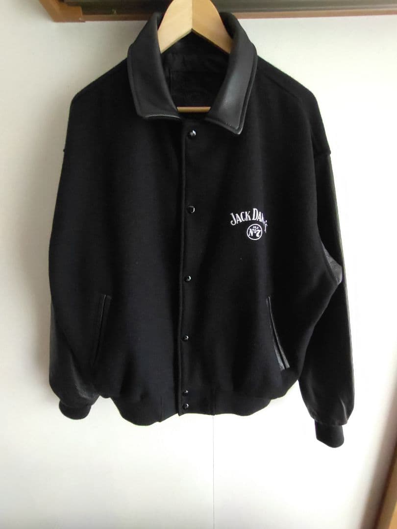 90s ジャックダニエル スタジャン 本革 レザー カナダ製