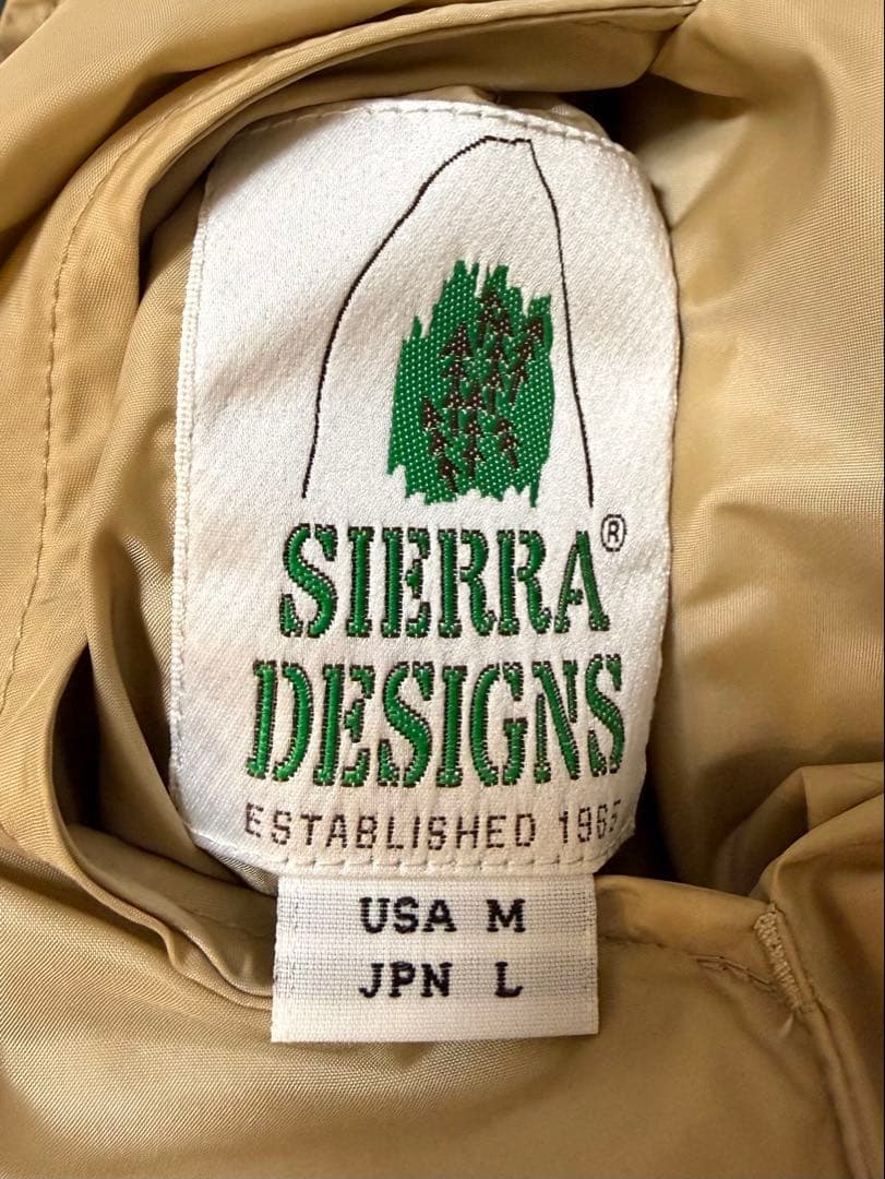 SIERRA DESIGNS× BEAMS PLUSリバーシブルダウンベストL