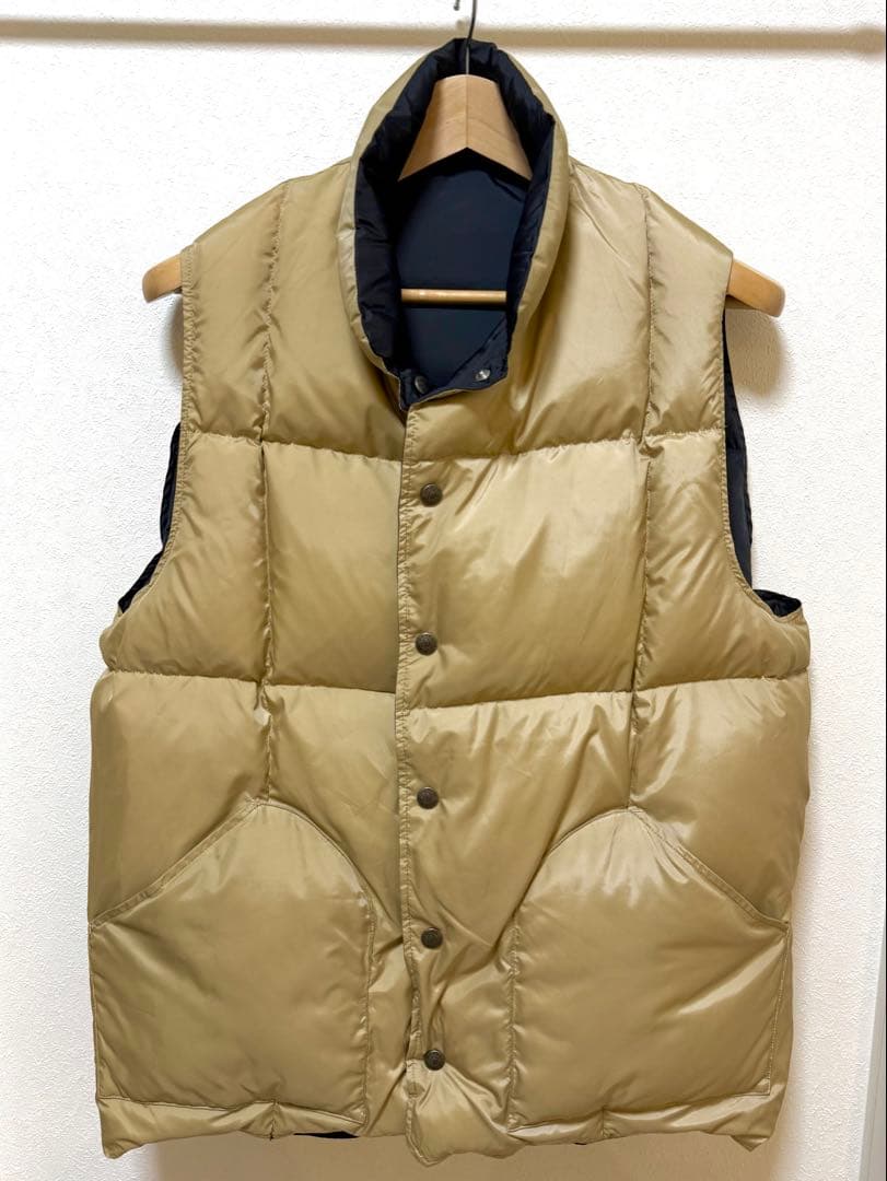 SIERRA DESIGNS× BEAMS PLUSリバーシブルダウンベストL