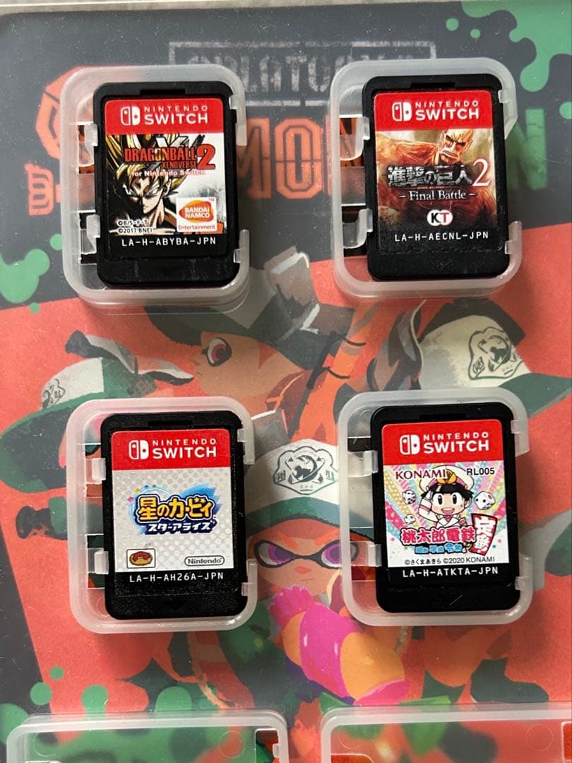 Nintendo Switch ゲームカセット4本セット
