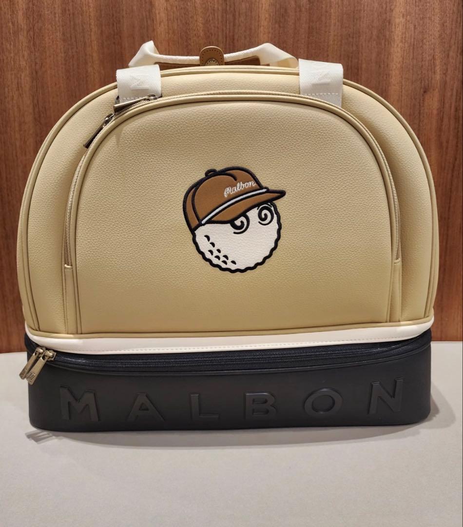 即発送★マルボン ゴルフ Malbon ボストンバッグ ゴルフバッグ ブラック