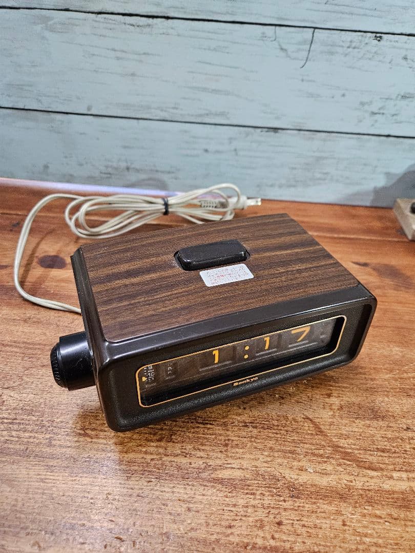 Japan vintage 昭和レトロ 置き時計 アラーム Sankyo