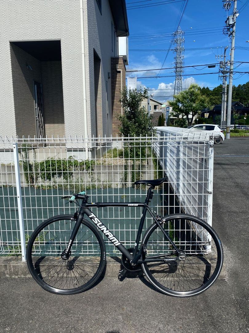Tsunami ピストバイク ブラック 700C