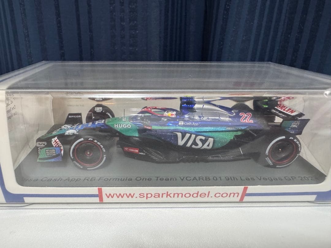 スパーク 1/43角田裕毅 2024年 ラスベガスGP 9位