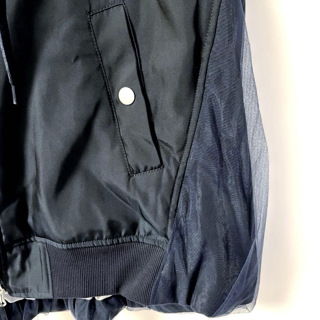 ❤︎新品❤︎MoNiLE MA-1×バックチュールパーカーベスト