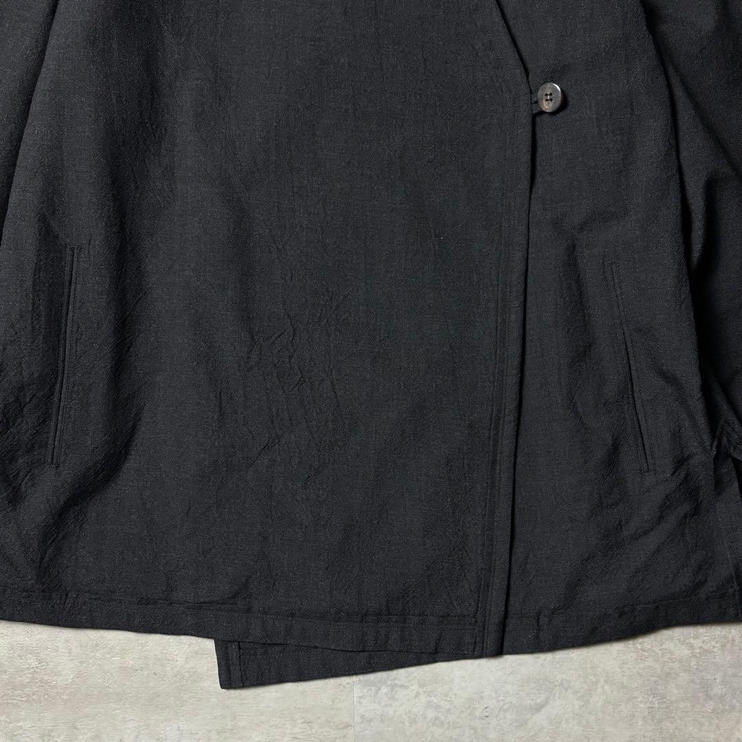 ISSEY MIYAKE ブラック デザインスタンドジャケット 変形ジャケット