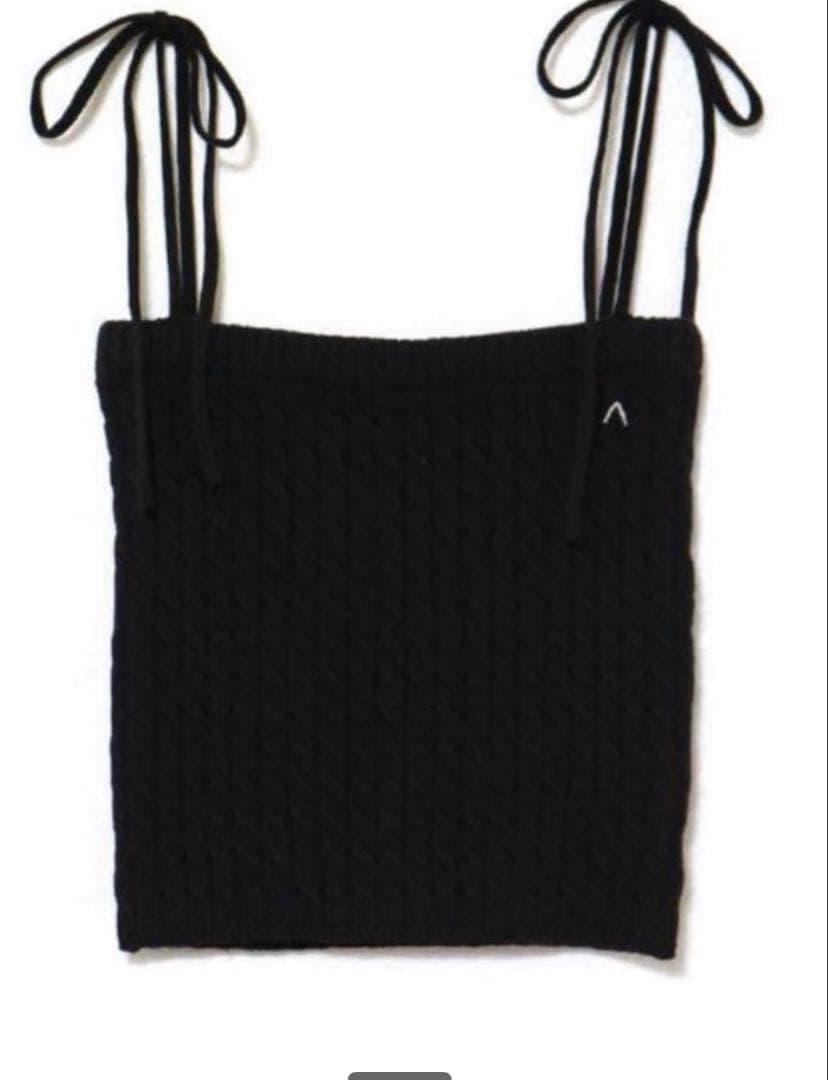 トップス Jeniffer knit hoodie set black andmary