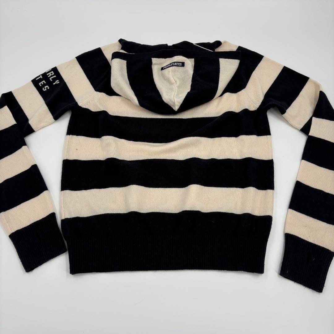 美品　パーリーゲイツ PEARLYGATESカシミヤ混 サイズ0 ニット548