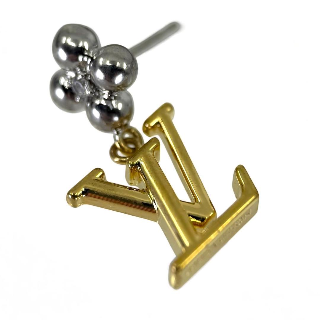 【美品】ヴィトン LV ピアス M01287 片耳 アイコニック フラワー