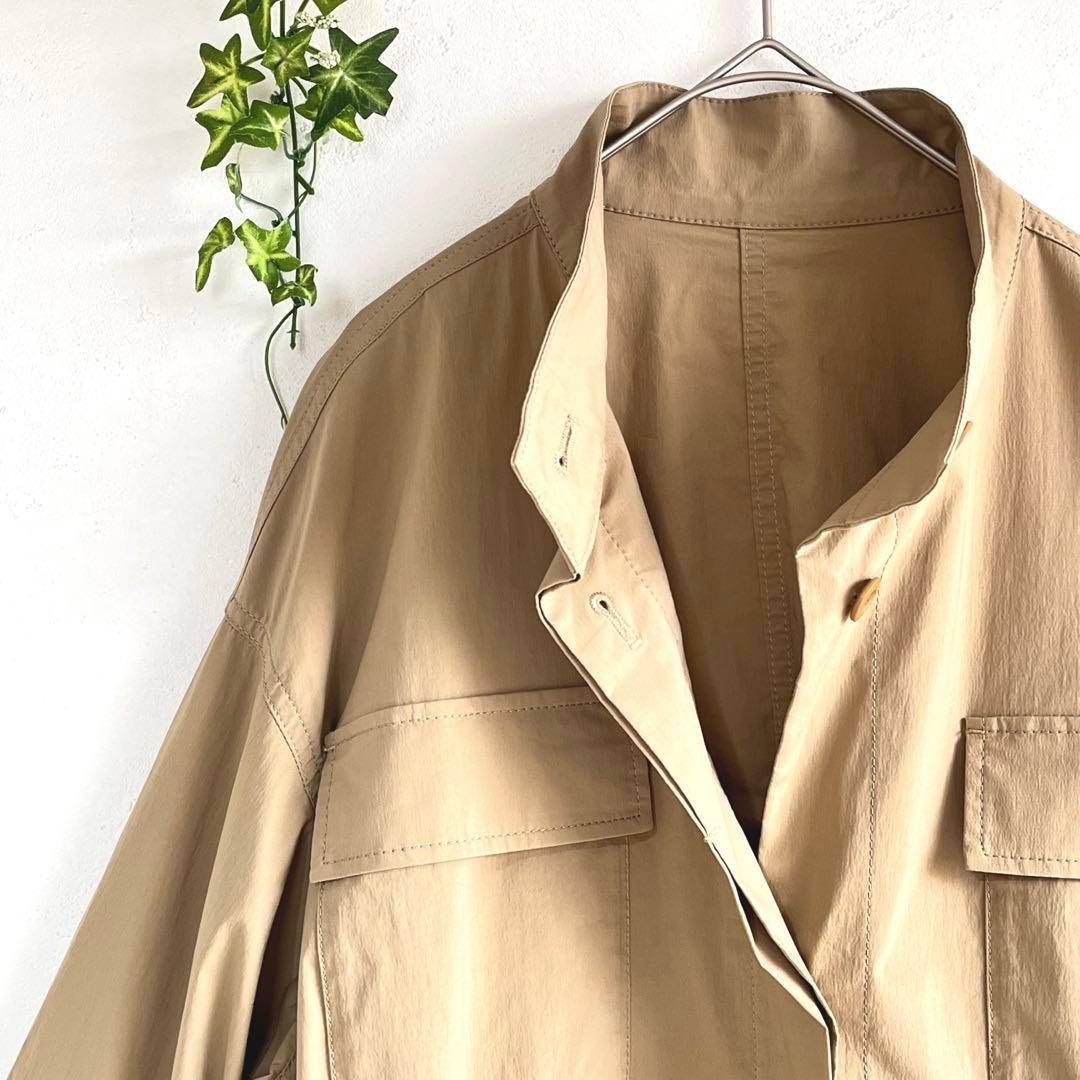 23区 SLOW ミリタリージャケット 春アウター ドローコード　極美品　3XL