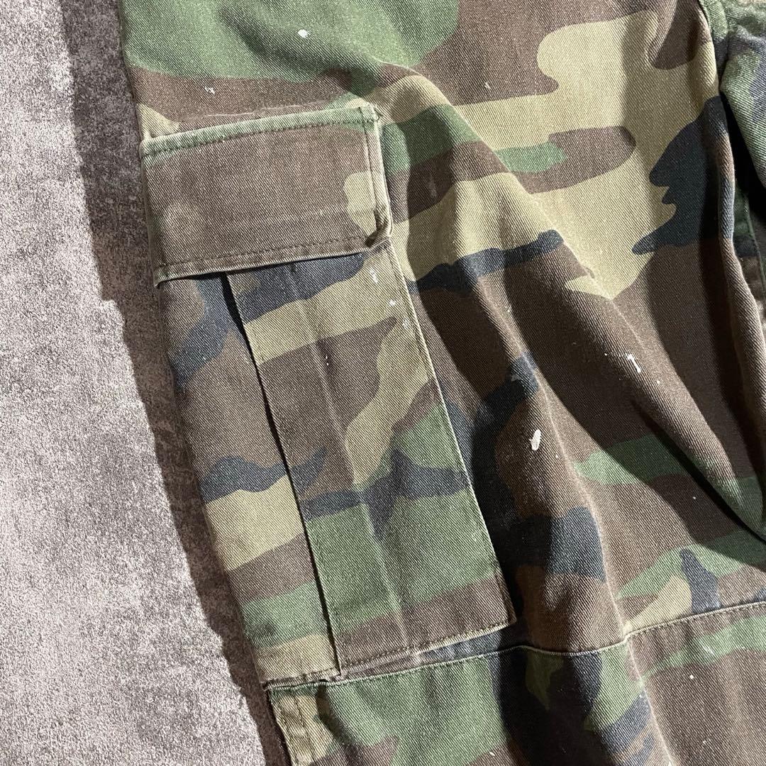 米軍実物US ARMY BDUカーゴパンツウッドランドカモ80s90sミリタリー
