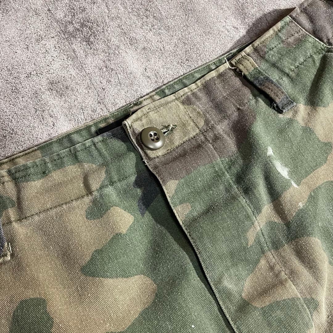 米軍実物US ARMY BDUカーゴパンツウッドランドカモ80s90sミリタリー