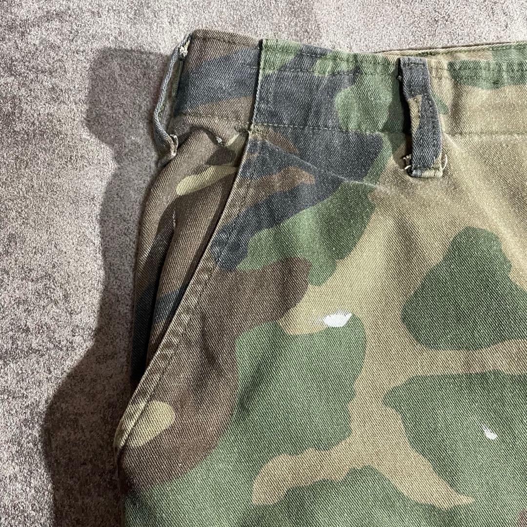 米軍実物US ARMY BDUカーゴパンツウッドランドカモ80s90sミリタリー