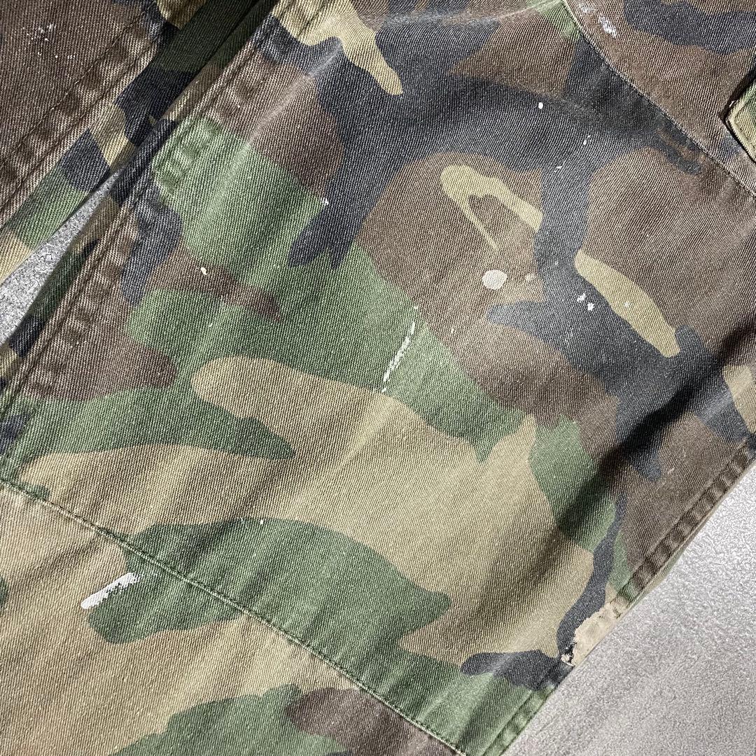 米軍実物US ARMY BDUカーゴパンツウッドランドカモ80s90sミリタリー