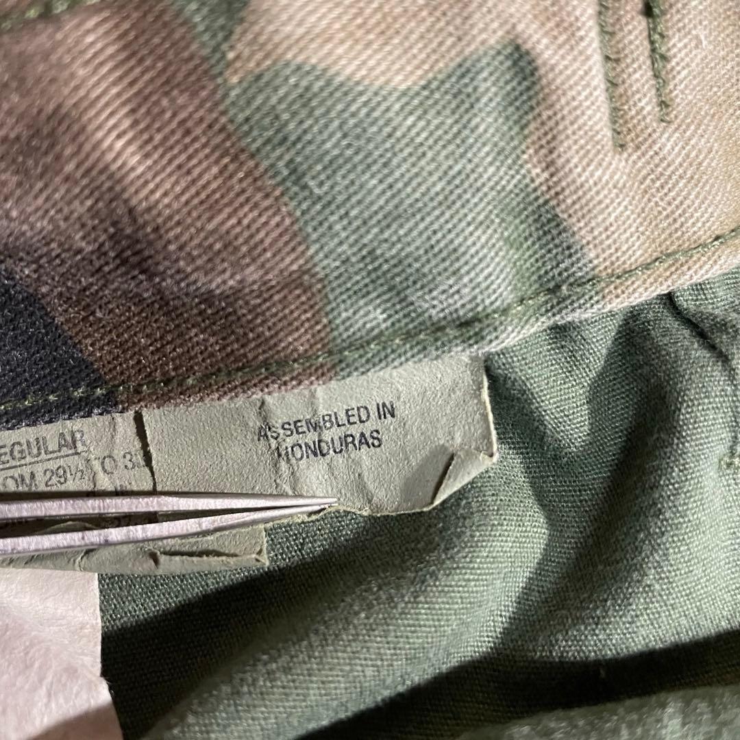 米軍実物US ARMY BDUカーゴパンツウッドランドカモ80s90sミリタリー