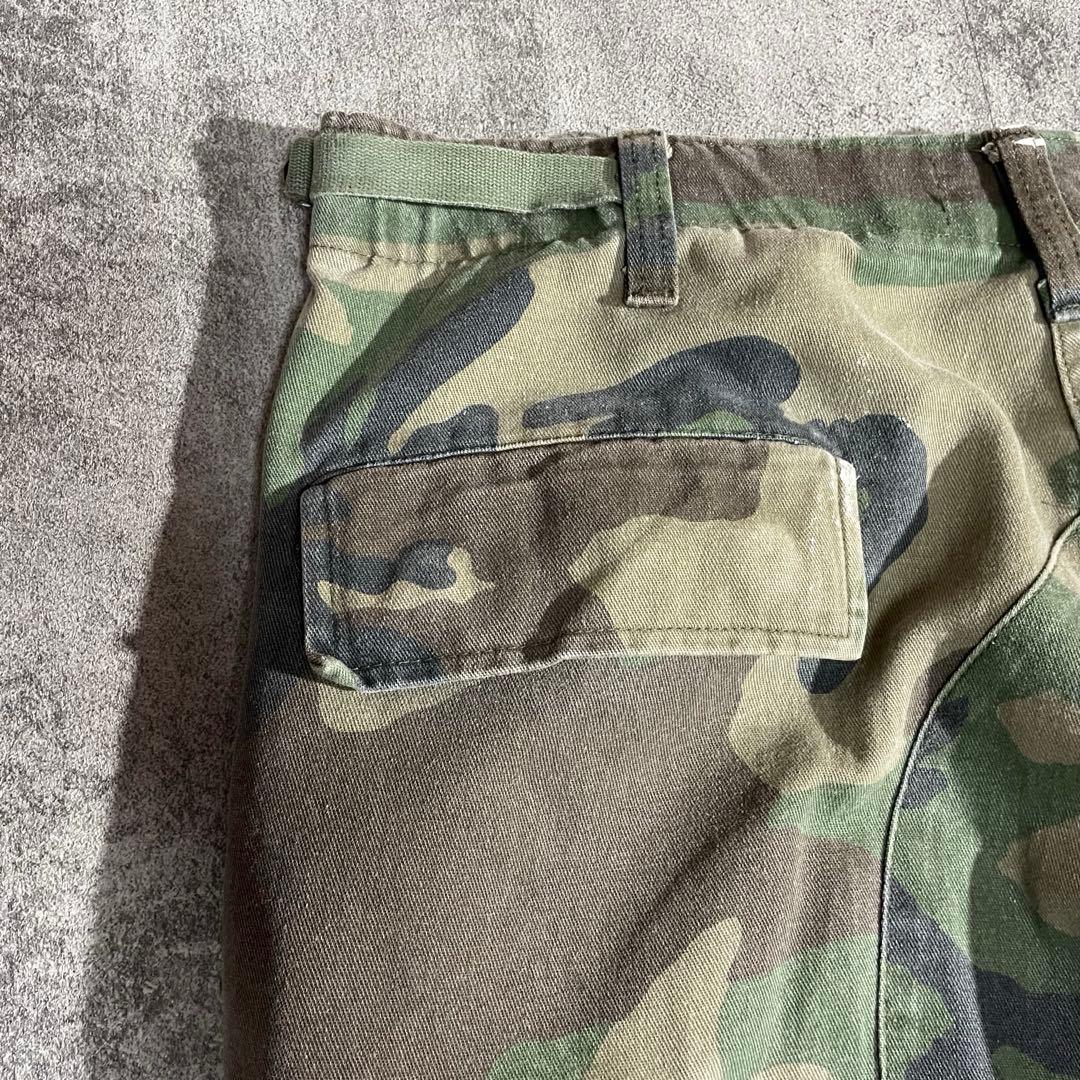 米軍実物US ARMY BDUカーゴパンツウッドランドカモ80s90sミリタリー