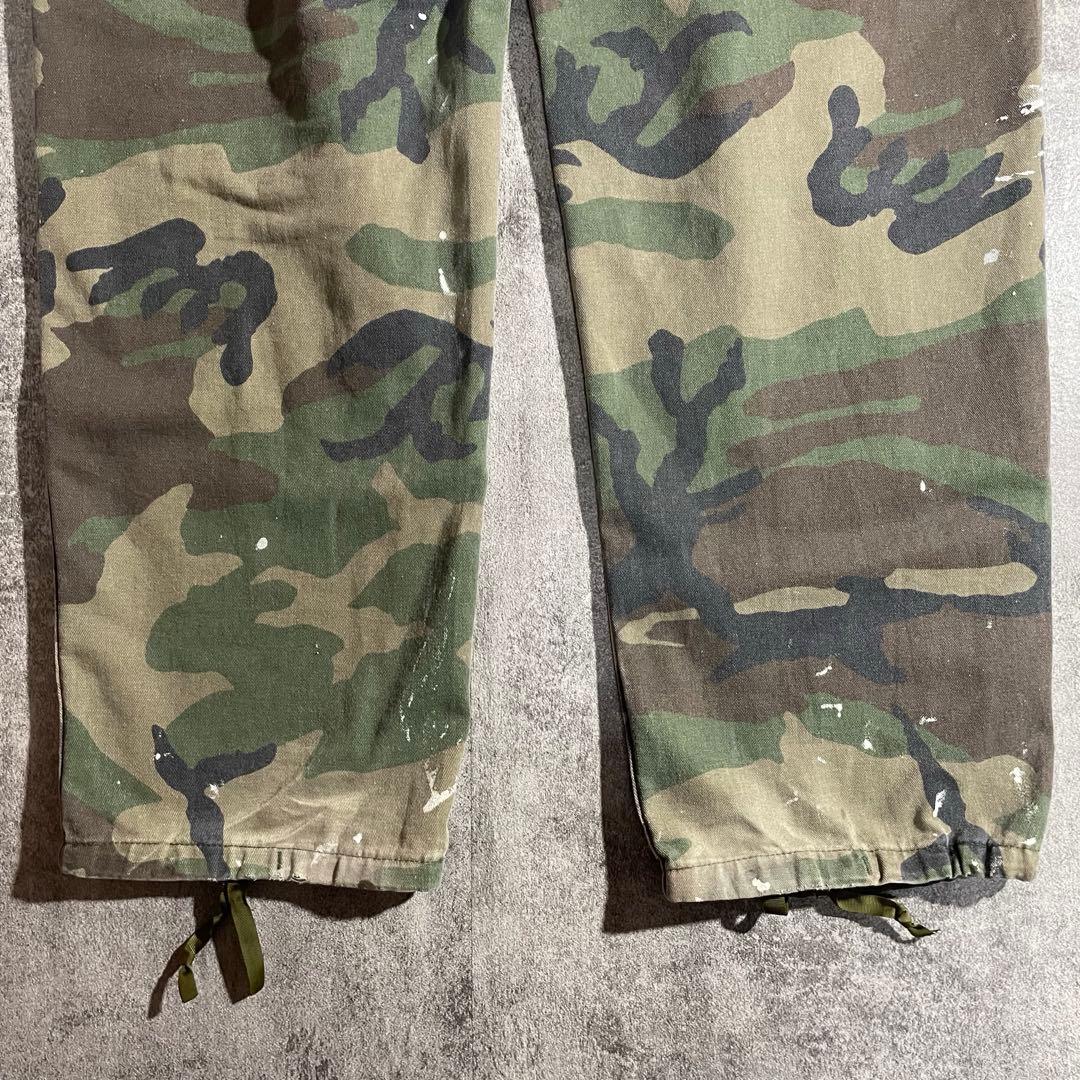 米軍実物US ARMY BDUカーゴパンツウッドランドカモ80s90sミリタリー