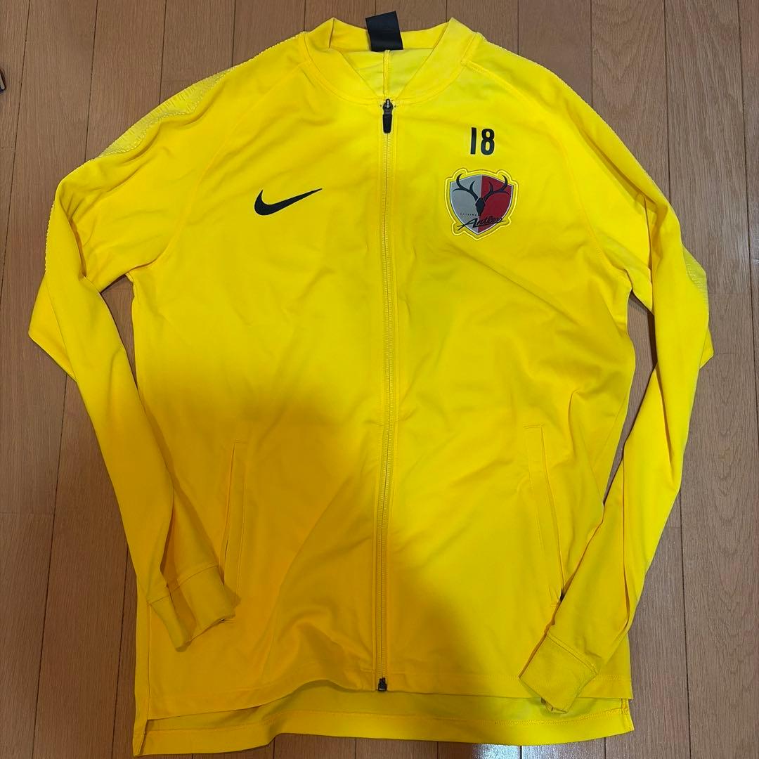 Nike イエロー 長袖ジャージ アントラーズ