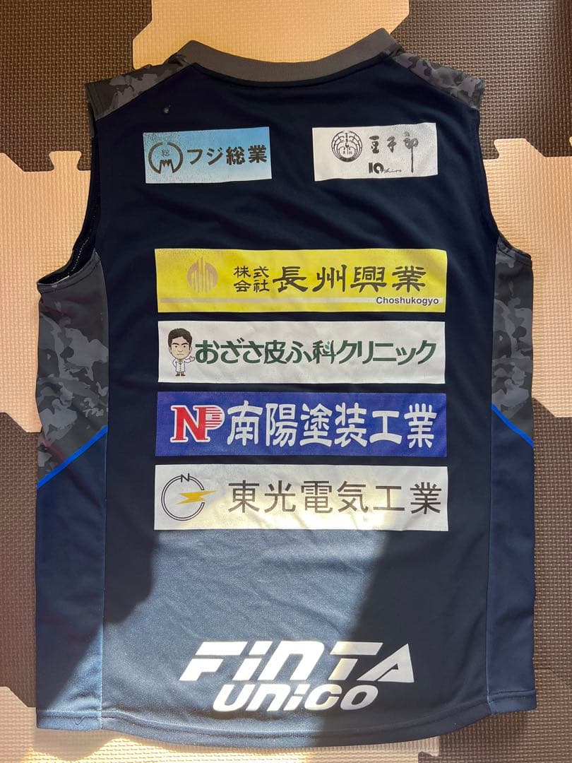 レノファ山口タンクトップ　選手支給品