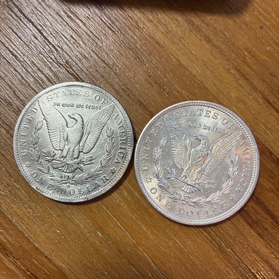 コ*ア様 モーガン銀貨 1883年と1921年セット