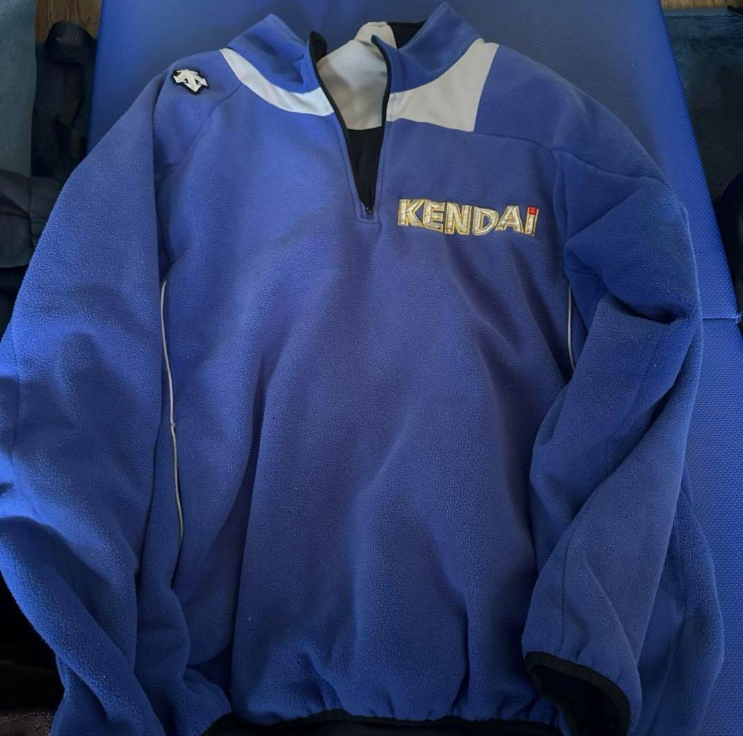 健大高崎 KENDAI ハーフジッパー青