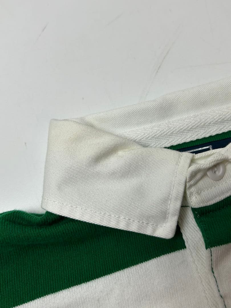 Polo by Ralph Lauren ラガーシャツ　グリーン/ホワイト　S