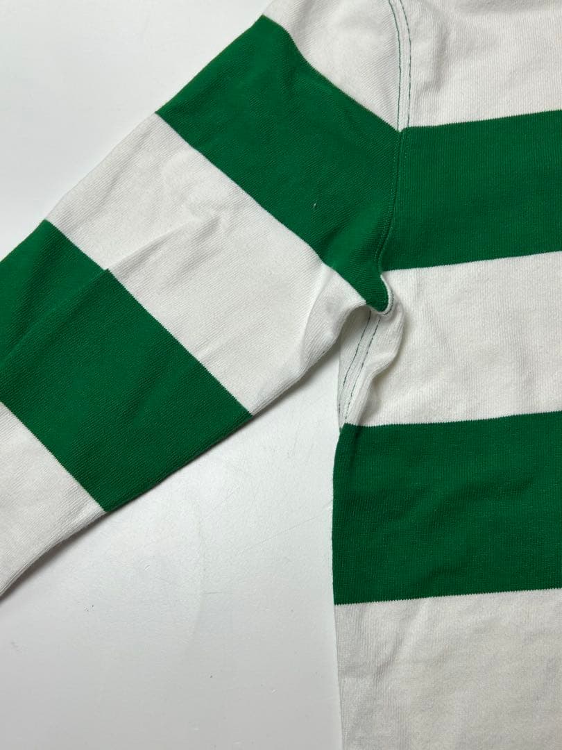 Polo by Ralph Lauren ラガーシャツ　グリーン/ホワイト　S