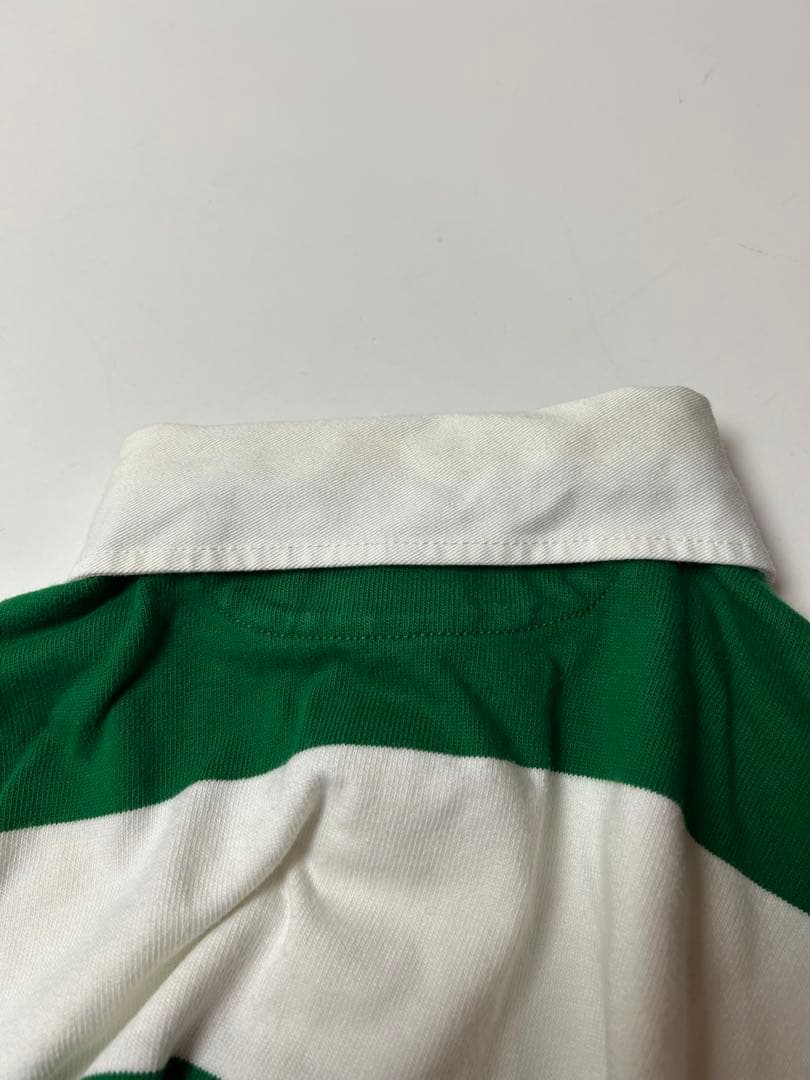 Polo by Ralph Lauren ラガーシャツ　グリーン/ホワイト　S