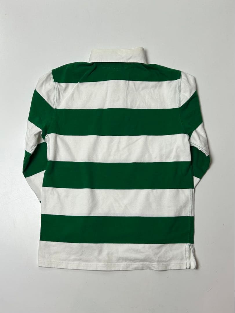 Polo by Ralph Lauren ラガーシャツ　グリーン/ホワイト　S