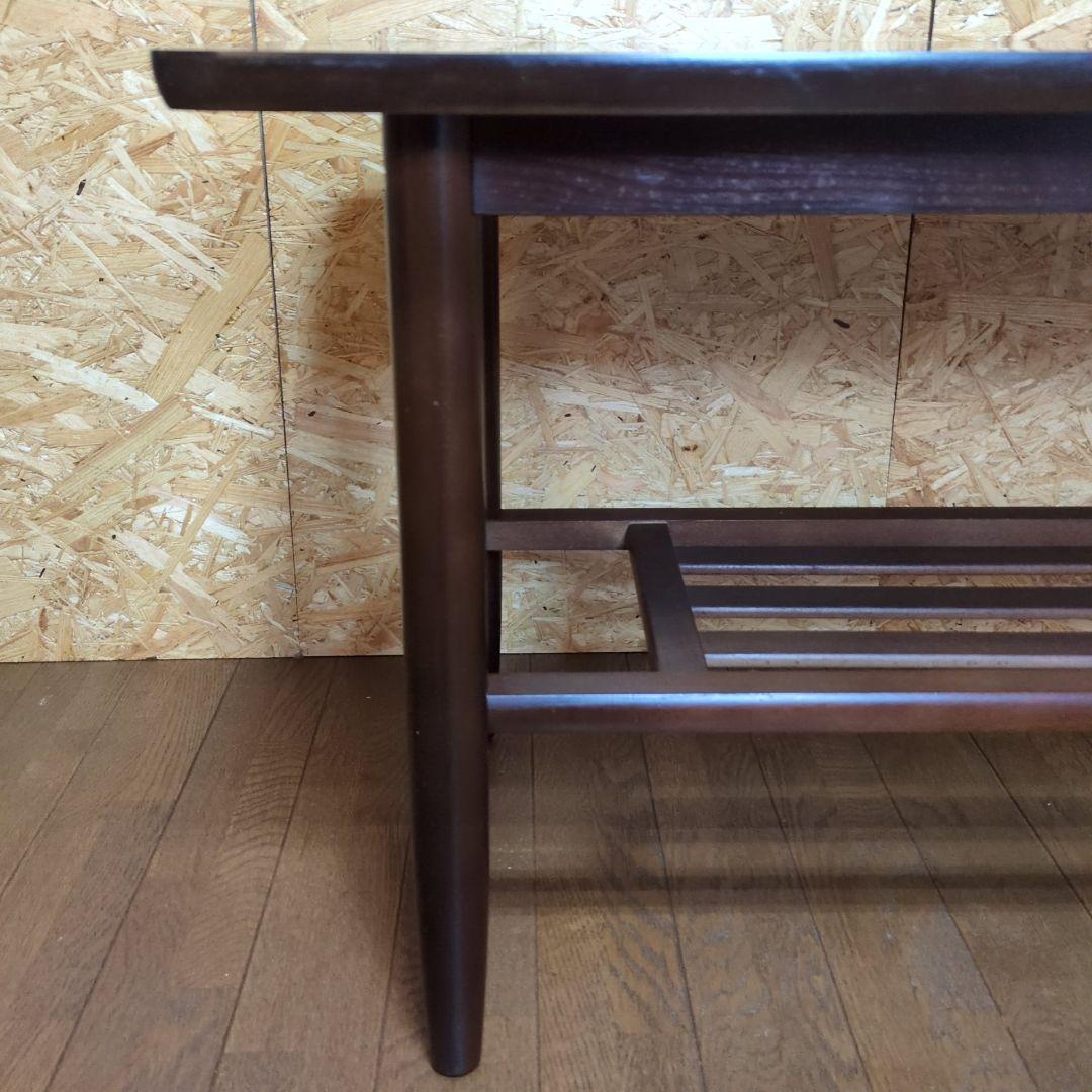 送料込　カリモク karimoku センターテーブル 棚付き カフェテーブル