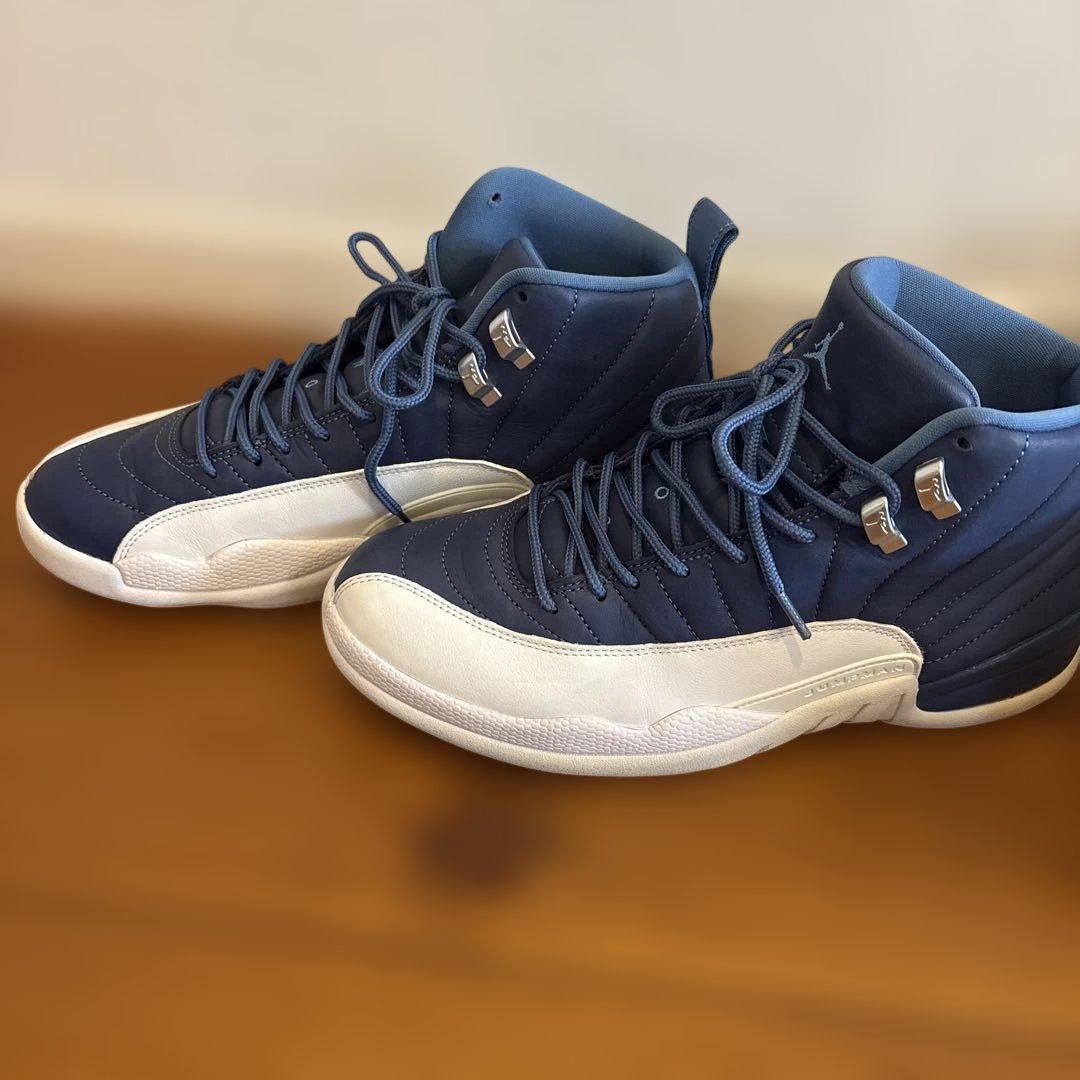 けんじ　Jordan バスケットボールシューズ ネイビー/ホワイト