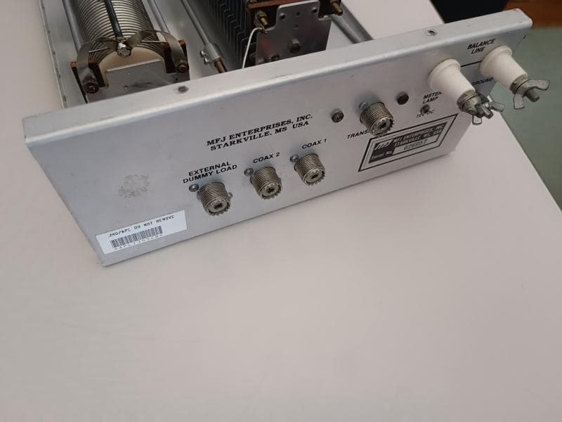 MFJ-986 (3kW ローラーインダクターチューナー）