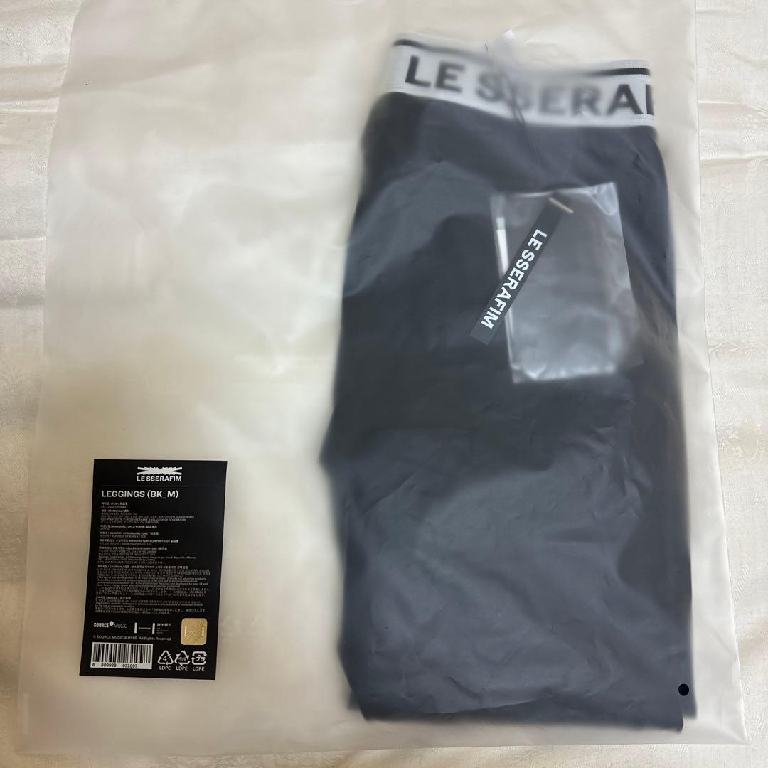 LE SSERAFIM ルセラフィム LEGGINGS(BLACK) レギンスM