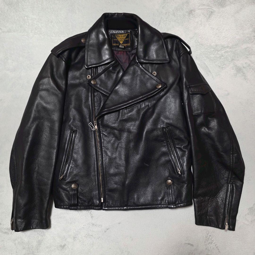 希少サイズ KOMINE 70s80s ヴィンテージ ダブルライダース 2XL