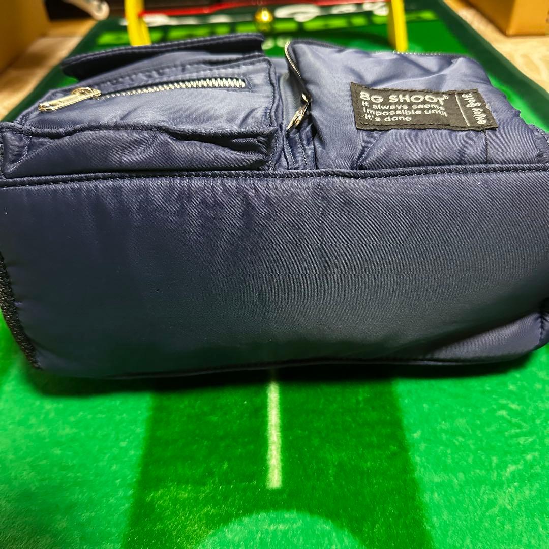 8gshoot ゴルフバッグ ネイビー MILITARY CART BAG