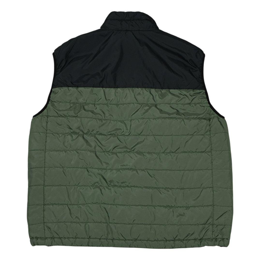 【美品】Columbia コロンビア ダウンベスト 2XL相当 黒×緑