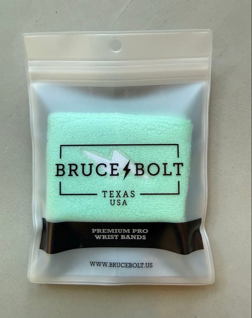 BRUCE/BOLTリストバンド ミントカラー