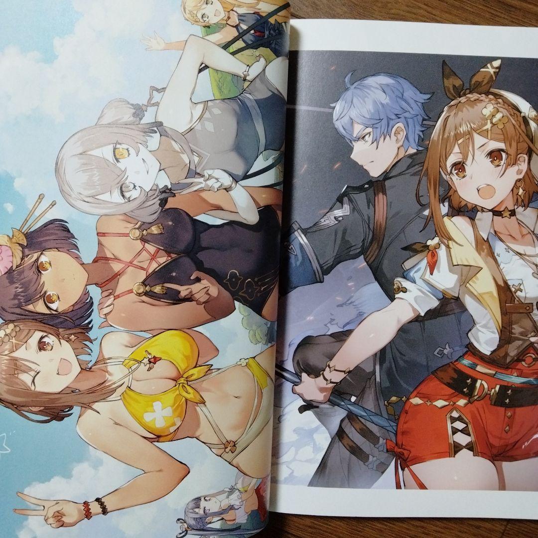 初版本　ライザのアトリエ　1 、2 、3　公式ビジュアルコレクション　トリダモノ
