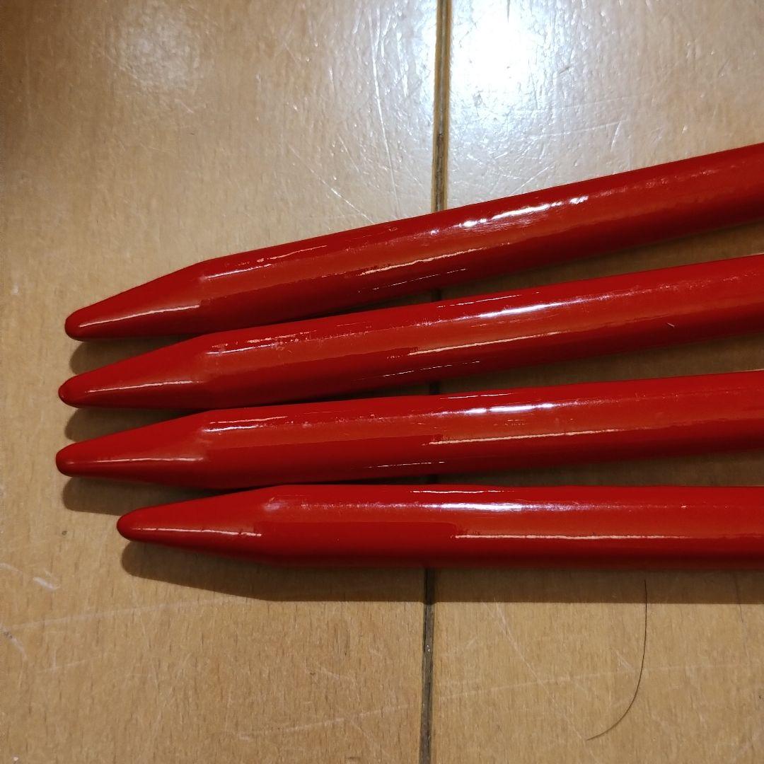 エリッゼステーク　38cm✕4本、28cm✕9本　赤レッド