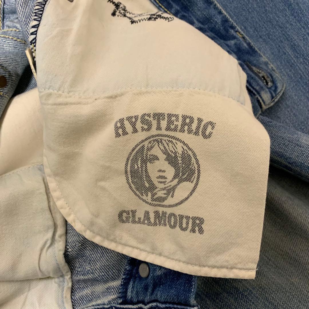 HYSTERIC GLAMOURストレートデニム　スタッズ　Ｗ32