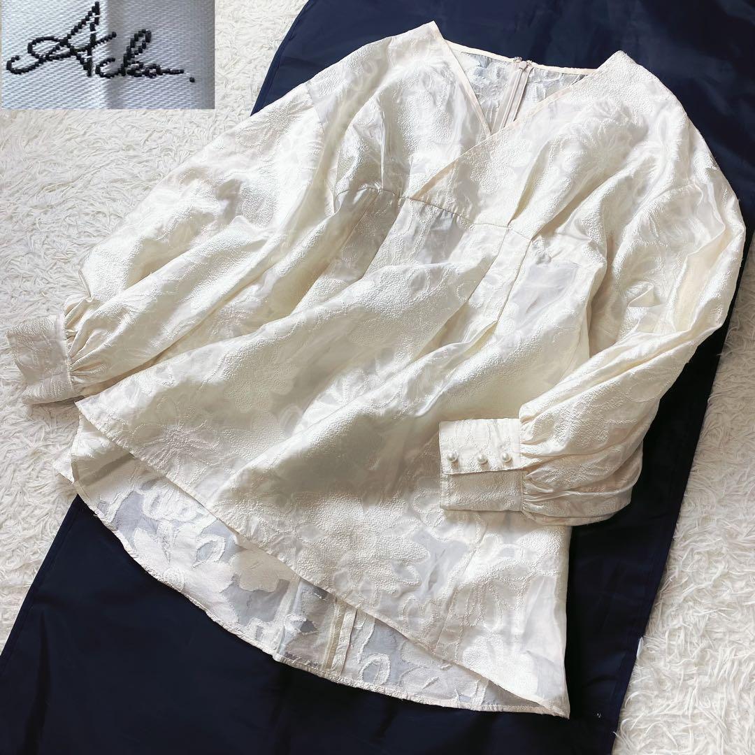 値下げ中 4 Acka. Blouse Jacquard Mini Dress