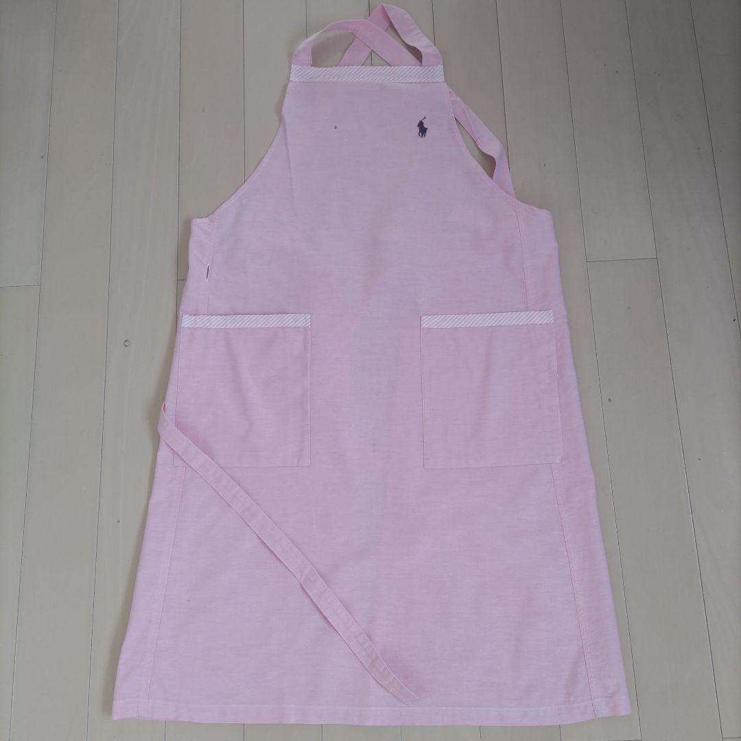 ラルフローレン RALPHLAUREN コットン エプロン ピンク 2枚