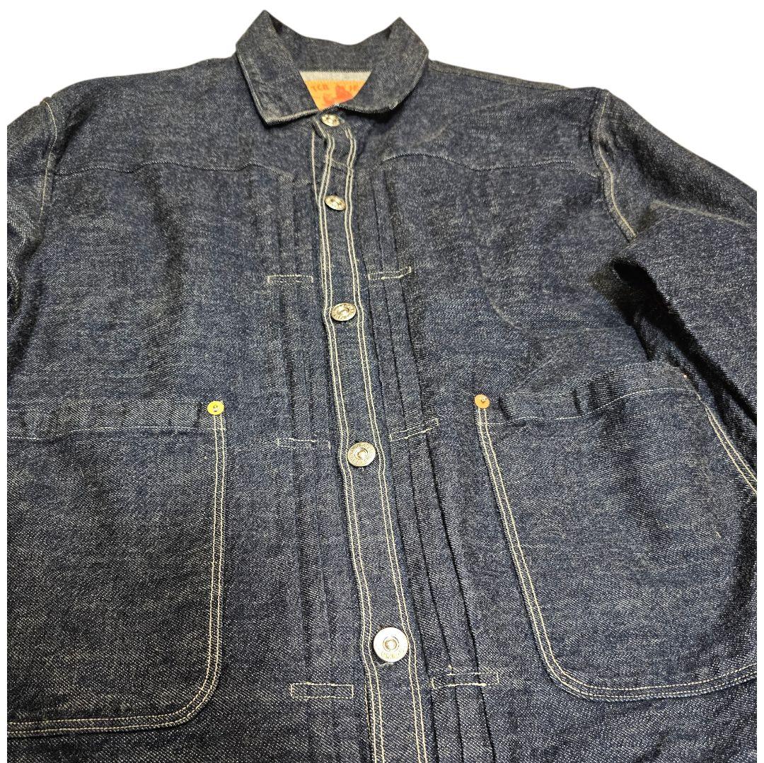 TCB jeans Pleated Blouse 1880s復刻Gジャン 42