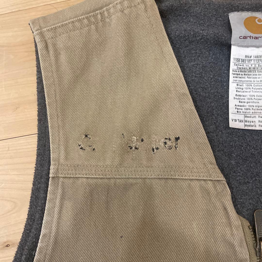 Carhartt ベージュ ダッグベスト