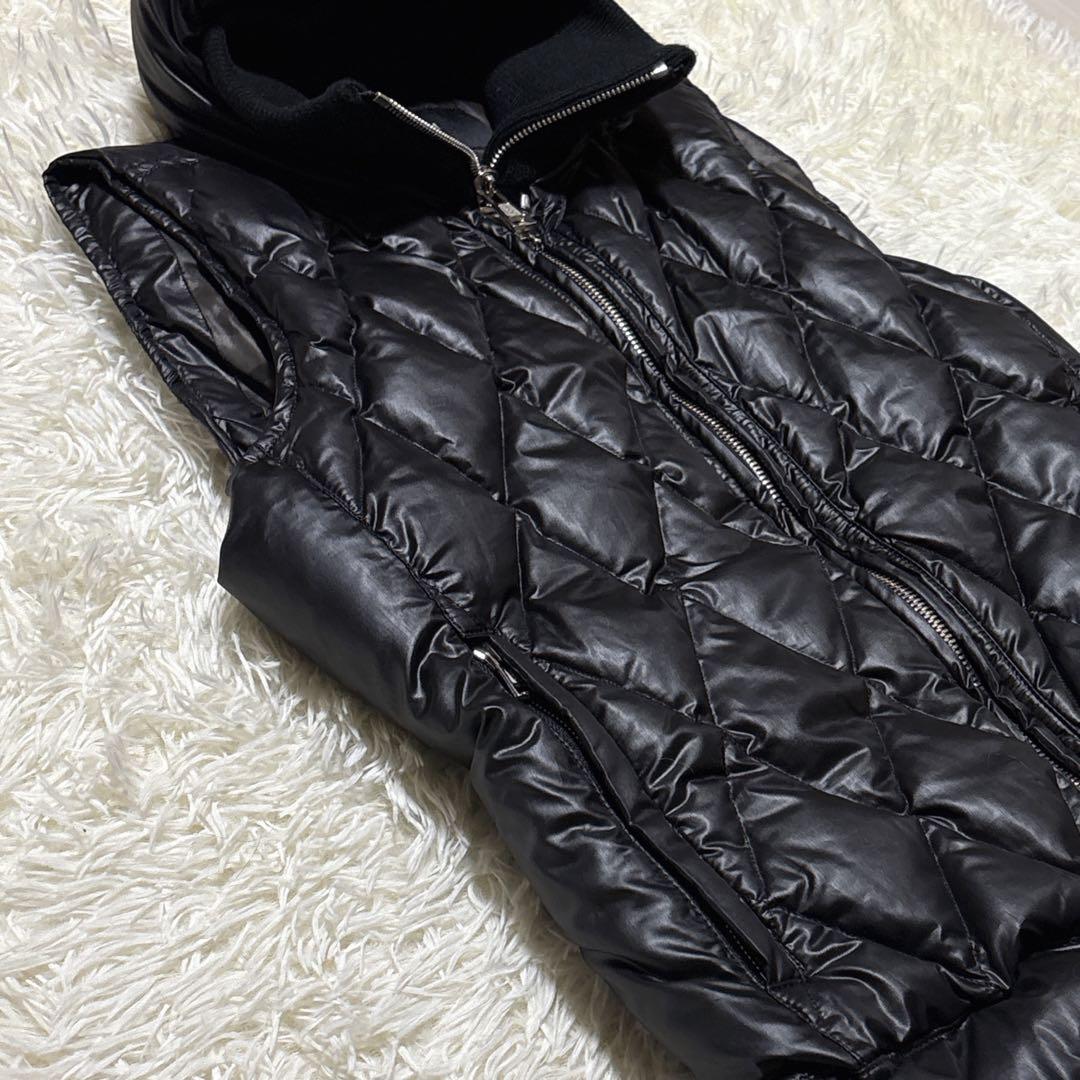 極美品✨ AKM SHINY TAFFETA DIA SKI DOWN VEST