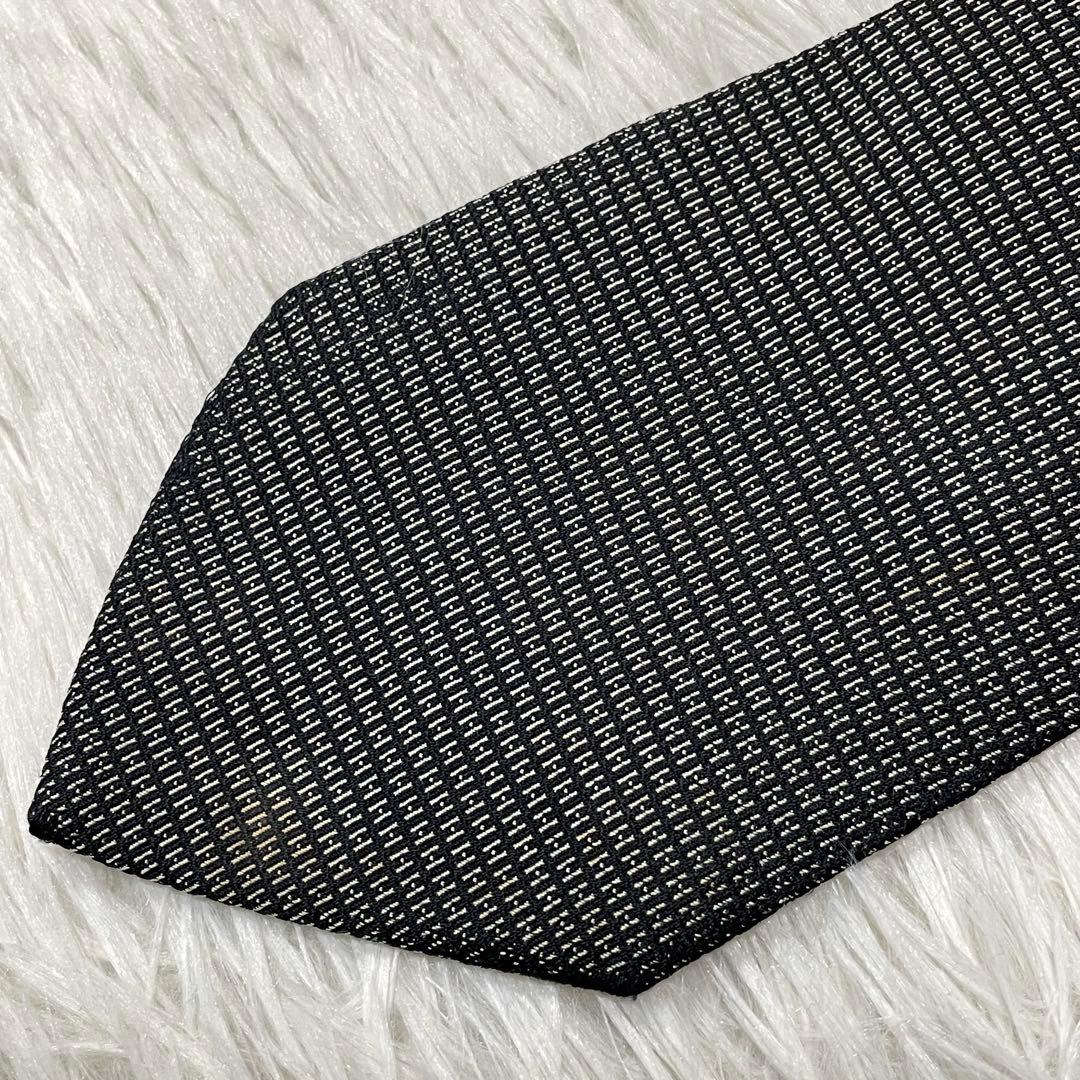 TG3139 HERMES エルメス パターン柄 シルク ネクタイ フランス製