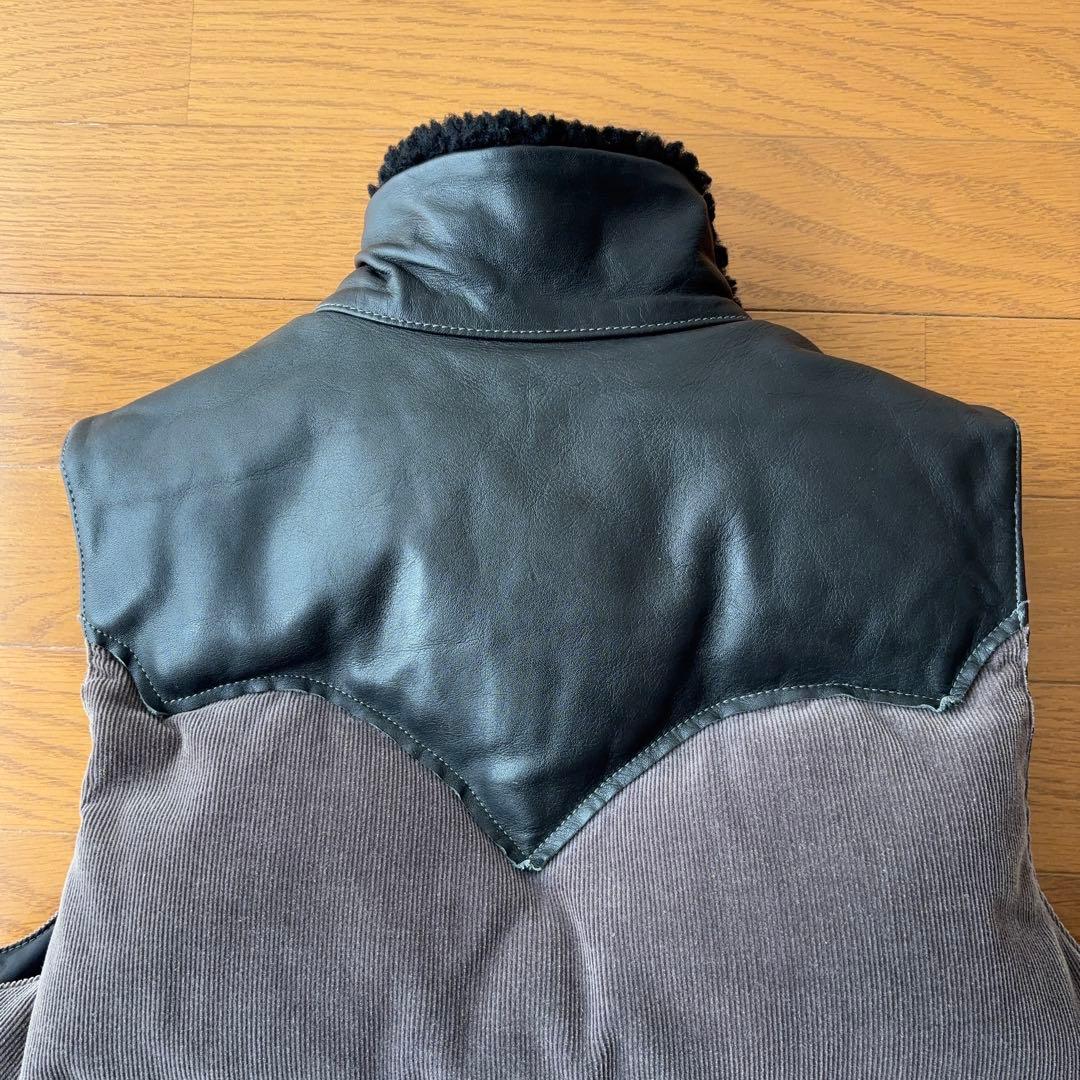 Rocky Mountain Featherbed ダウンベスト コーデュロイ