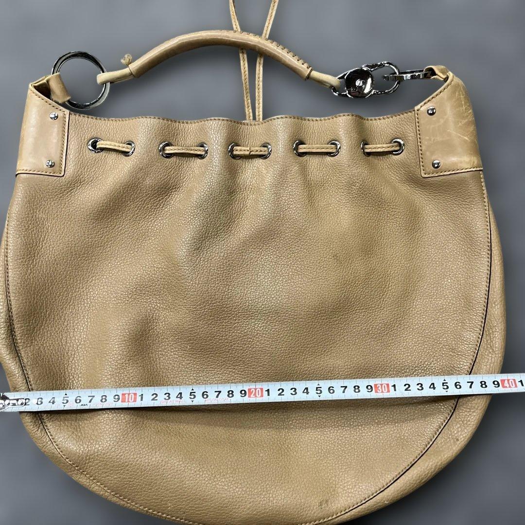 Y*u様 グッチ　レザーショルダーバッグ