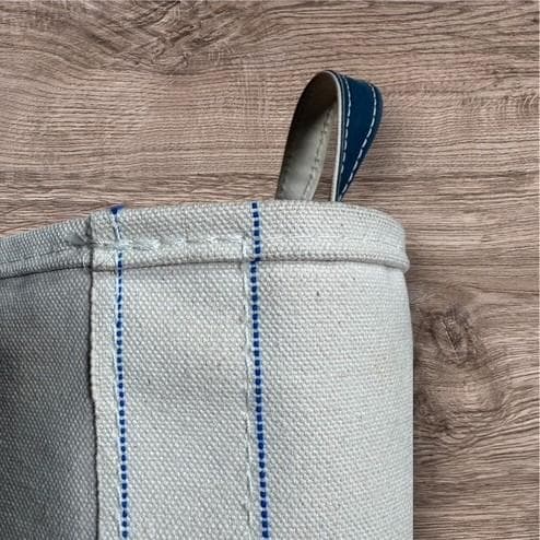80s 2色ギザタグ エルエルビーン トートバッグ LLBEAN 紺　M 古着