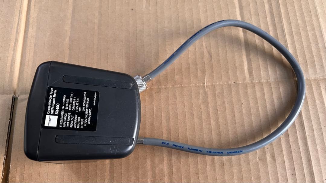 第一電波工業 SX40C 無線 クロスニードルSWRパワー計 アンテナ